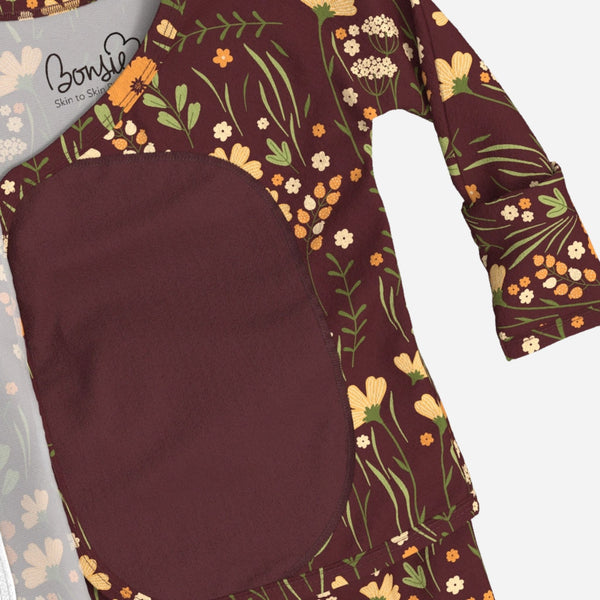 Bonsie Skin to Skin Babywear - Skin To Skin  Footie - Autumn Meadow
