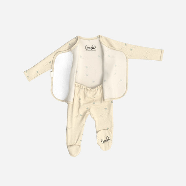 Bonsie Skin to Skin Babywear - Skin To Skin  Footie - Flight Crew
