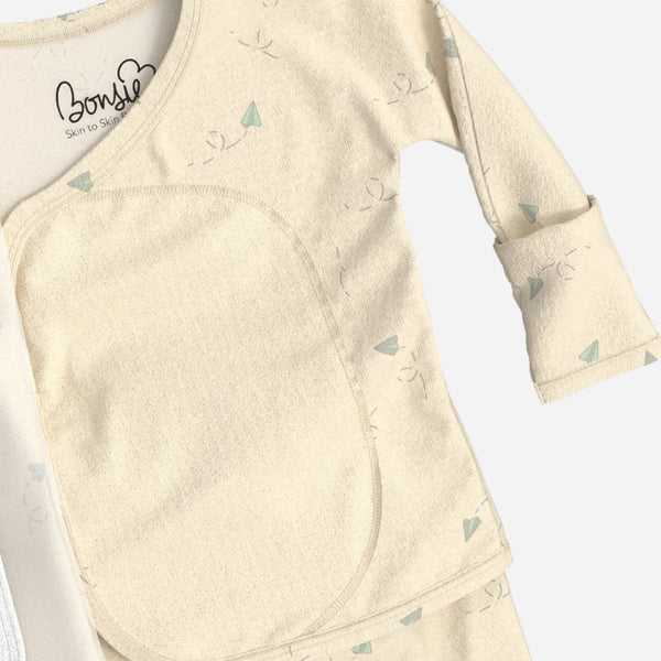 Bonsie Skin to Skin Babywear - Skin To Skin  Footie - Flight Crew