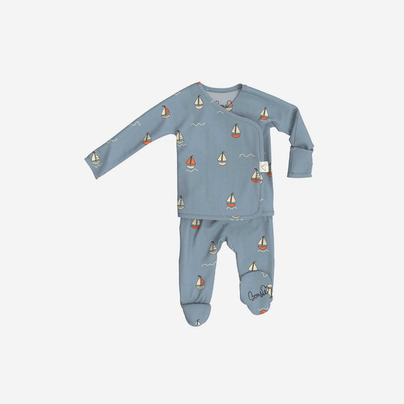 Bonsie Skin to Skin Babywear - Skin to Skin Footie - Ahoy Baby