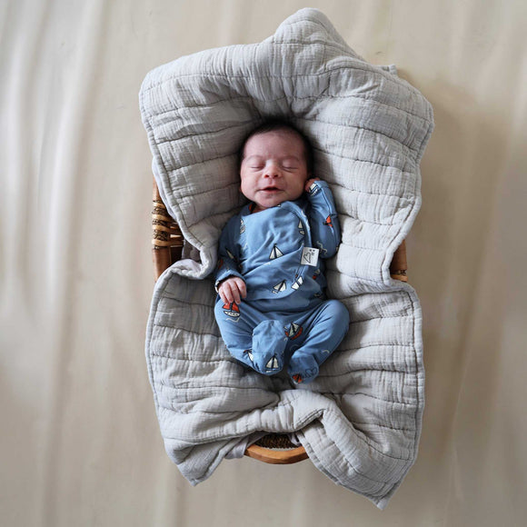 Bonsie Skin to Skin Babywear - Skin to Skin Footie - Ahoy Baby