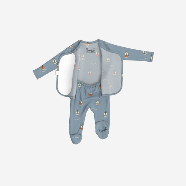Bonsie Skin to Skin Babywear - Skin to Skin Footie - Ahoy Baby