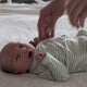 Bonsie Skin to Skin Babywear - Skin to Skin Footie - Mint Twist Stripe