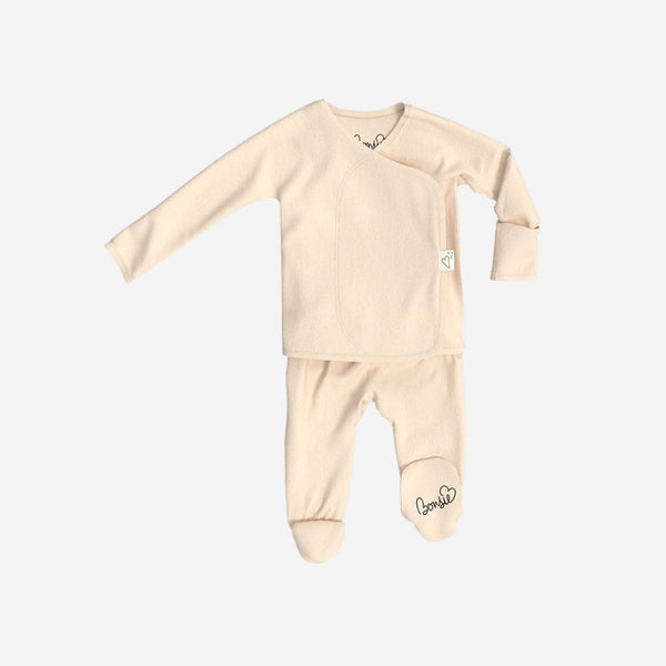 Bonsie Skin to Skin Babywear -  Skin to Skin Footie -Oat
