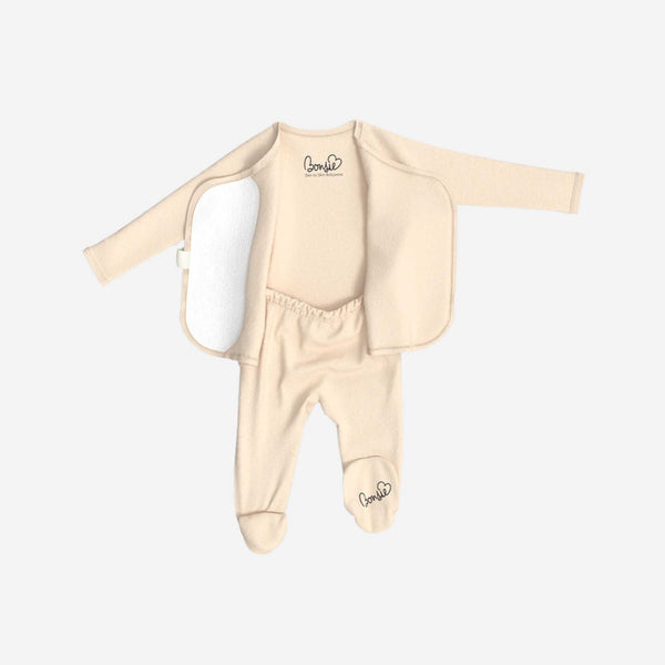 Bonsie Skin to Skin Babywear -  Skin to Skin Footie -Oat