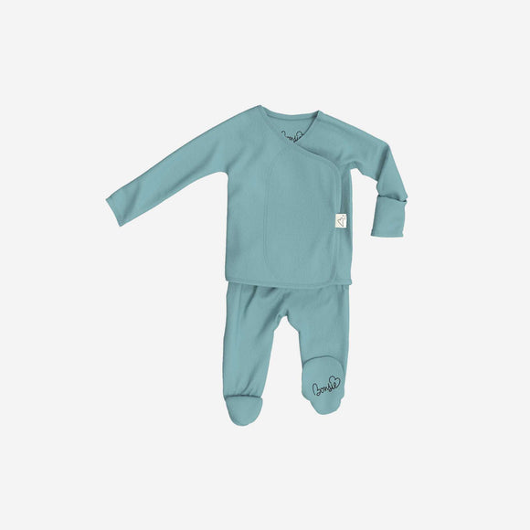  Bonsie Skin to Skin Babywear - Skin to Skin Footie - Ripple