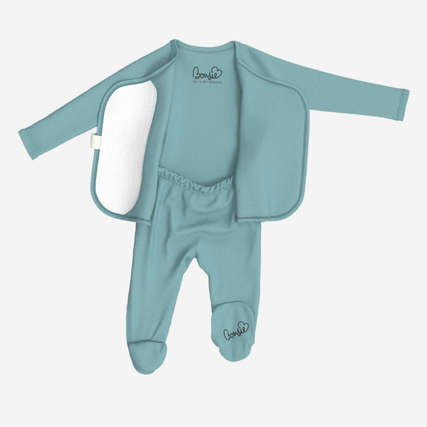  Bonsie Skin to Skin Babywear - Skin to Skin Footie - Ripple