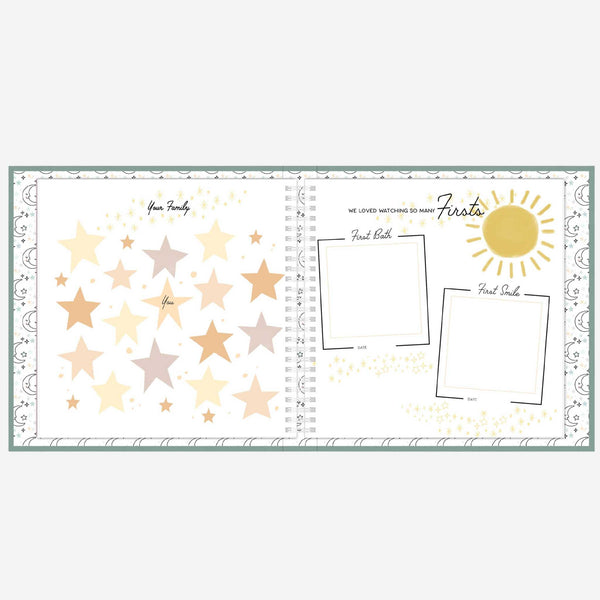 Books - Celestial Skies Luxury First Year Baby Memory Book
