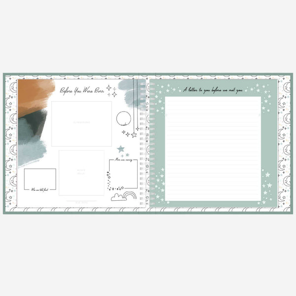 Books - Celestial Skies Luxury First Year Baby Memory Book