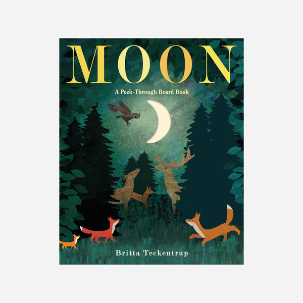 Books - Moon: A Peek - Through Board Book
