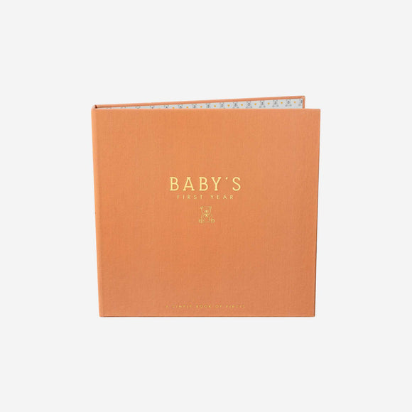 Books - Teddy Bears Picnic Luxury First Year Baby Memory Book