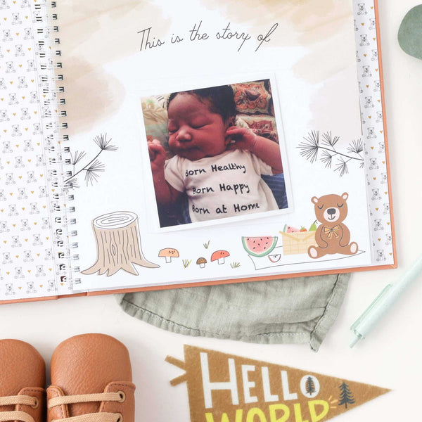 Books - Teddy Bears Picnic Luxury First Year Baby Memory Book