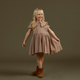 Rylee + Cru - Camille Dress - Brown Gingham