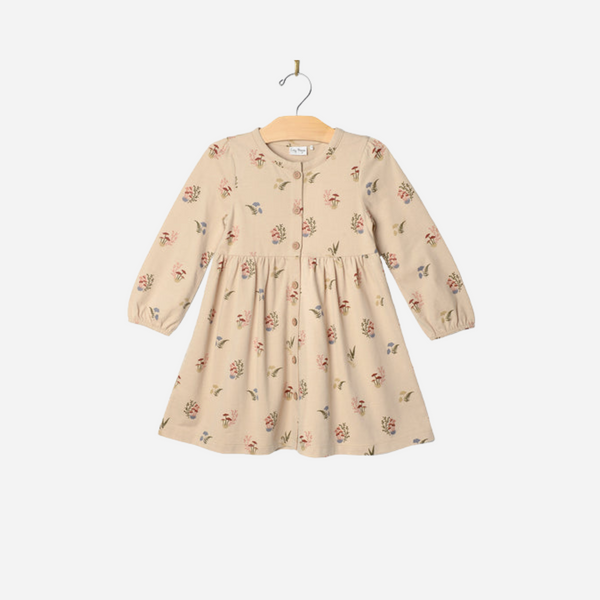 City Mouse - Button Down Dress - Mushrooms