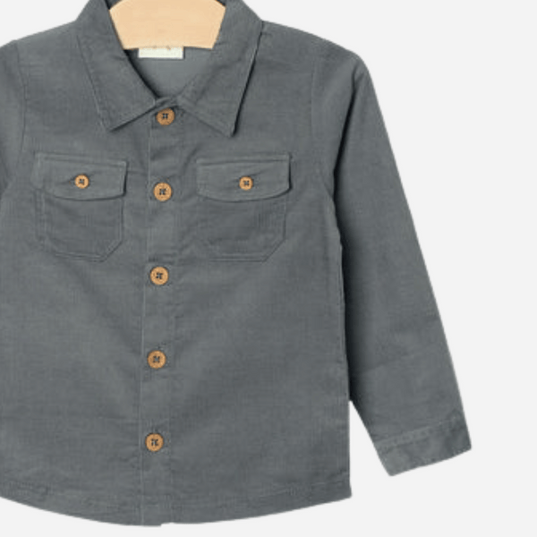 City Mouse - Button Up Shirt - Fall Granite