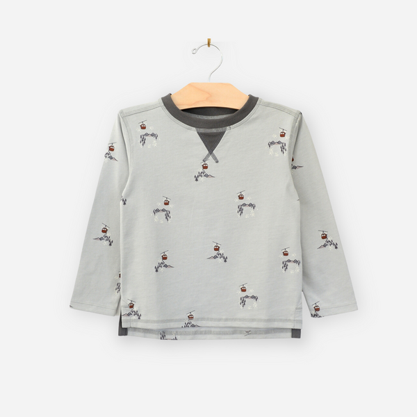 City Mouse Studio - Patch Tee - Glacier Gondolas