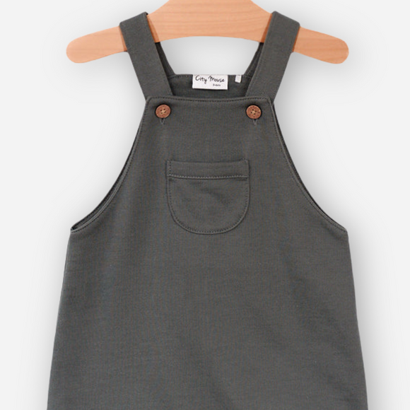 City Mouse Studio - Short Overall- Charcoal