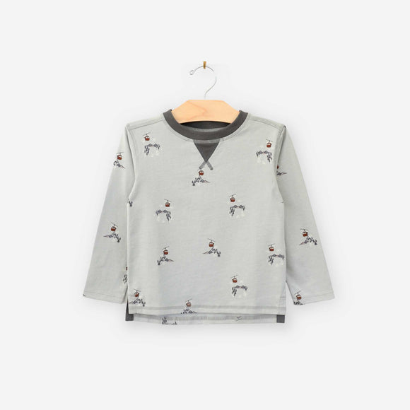City Mouse Studio - Patch Tee - Glacier Gondolas