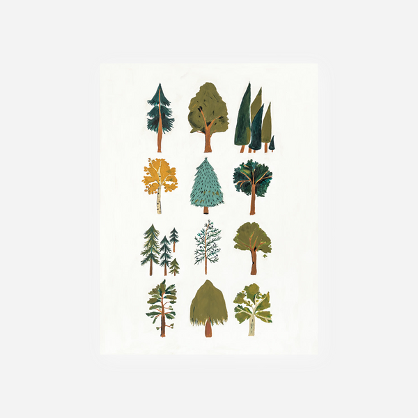 Clementine Kids - Forest Trees Art Print