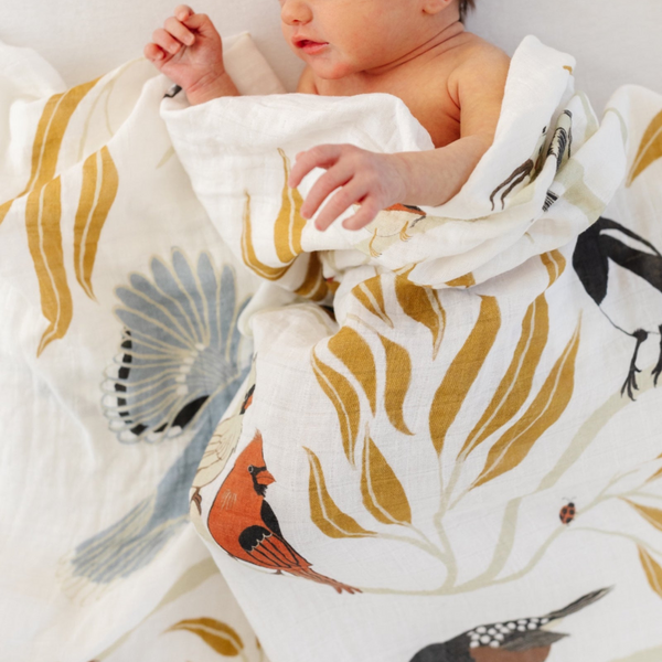 Clementine Kids - For the Birds Swaddle