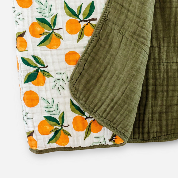 Clementine Kids - Fresh Clementine Classic Print Muslin Quilt