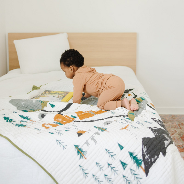 Clementine Kids - Large National Parks Cotton Muslin Throw Blanket
