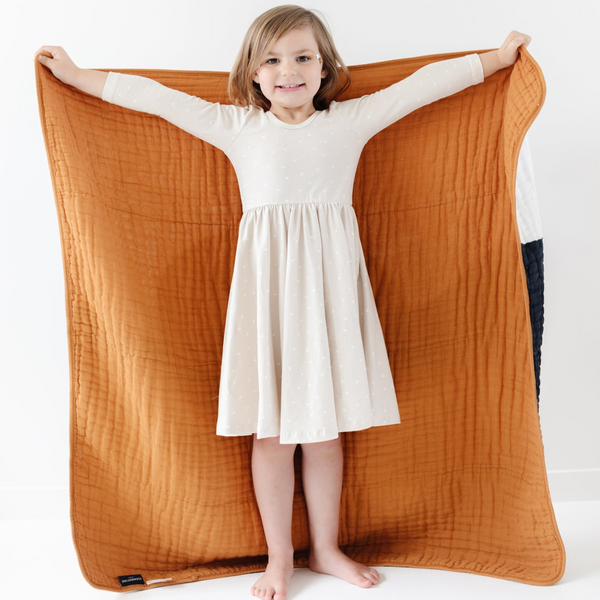 Clementine Kids Sunset Cotton Muslin Quilt Dearly