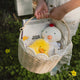 Coco Village - Scallop Edge Basket - Medium
