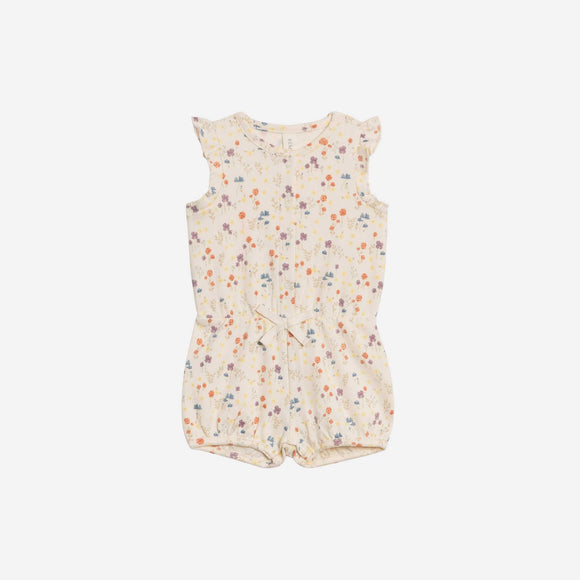 Colored Organics - Amelia Romper - Margot Floral / Barn + Sea