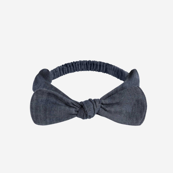 Colored Organics - Chambray Bow Headband