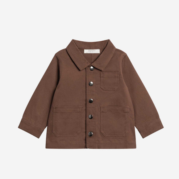 Colored Organics - Denver Twill Chore Jacket - Chestnut