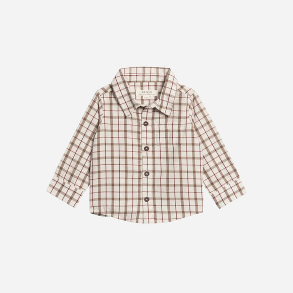 Colored Organics - Earl Poplin Collar Shirt