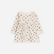 Colored Organics - Fran Fleece Cuff Sleeve Dress -Tempe Floral / Fog + Chestnut