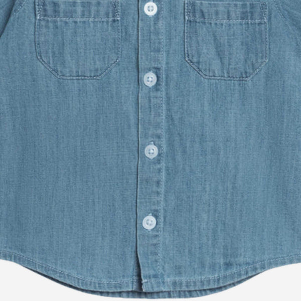 Colored Organics - Graham Chambray Collared Button Down Shirt