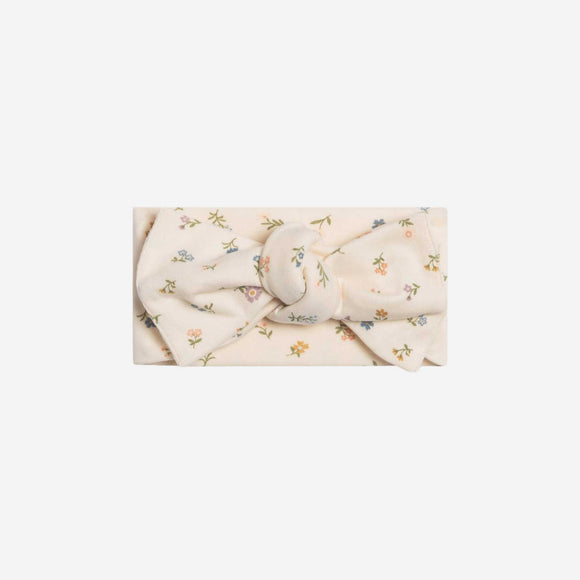 Colored Organics - Hattie Bow Wrap – Petaline Floral / Fog + Fern