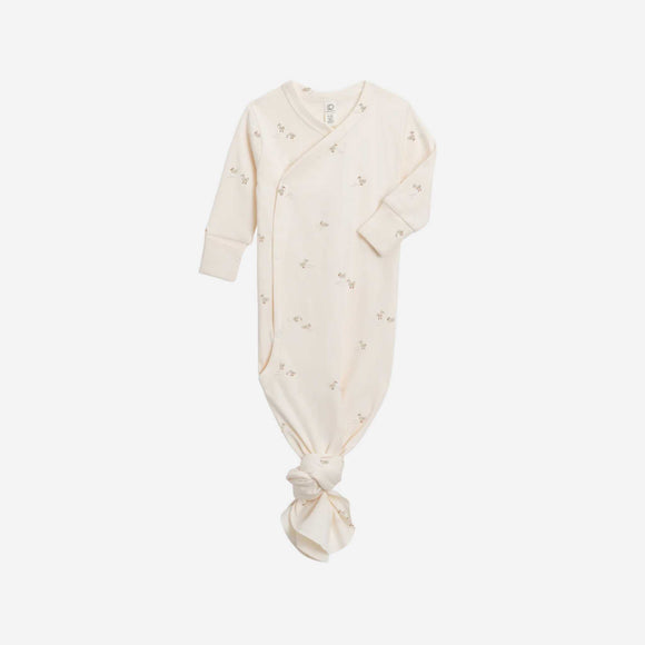 Colored Organics - Indy Kimono Gown - Duck / Oat + Chai