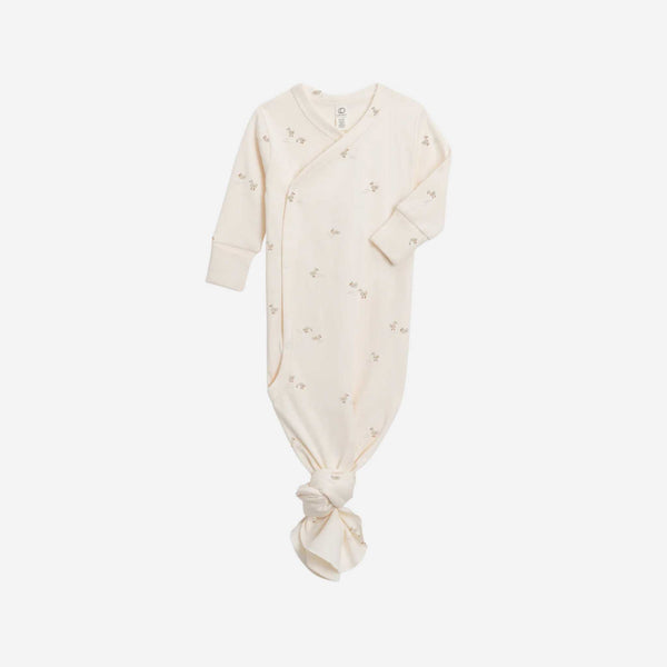 Colored Organics - Indy Kimono Gown - Duck / Oat + Chai