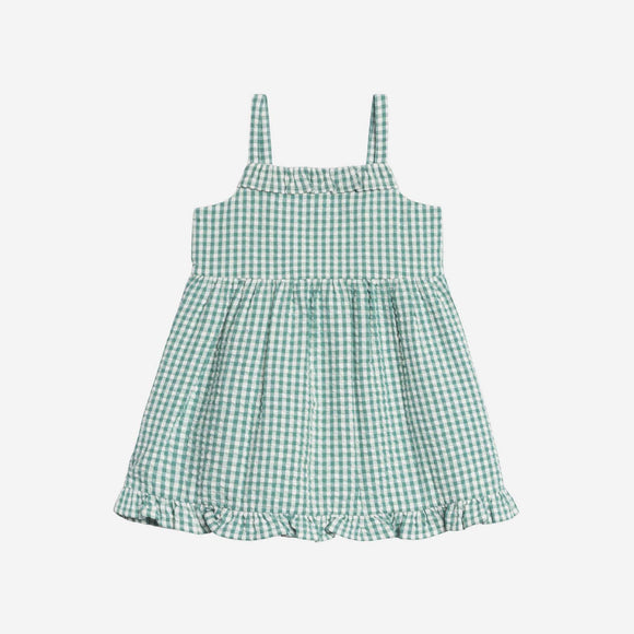 Colored Organics - Juliette Seersucker Tank Dress - Laguna Gingham
