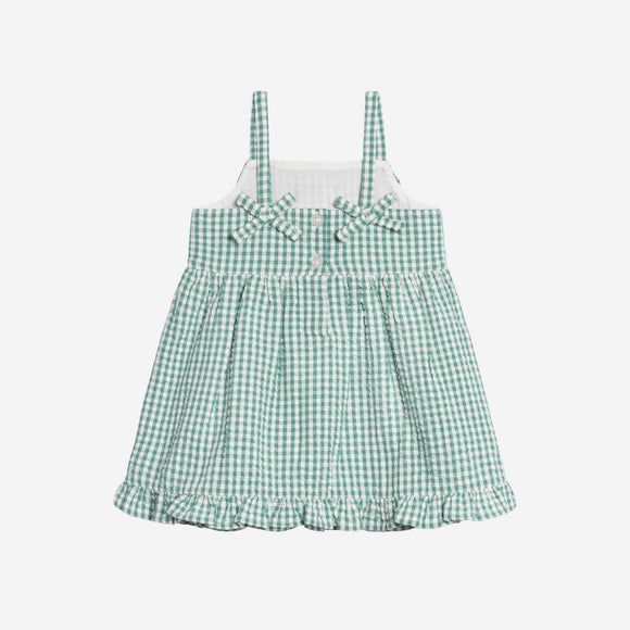 Colored Organics - Juliette Seersucker Tank Dress - Laguna Gingham