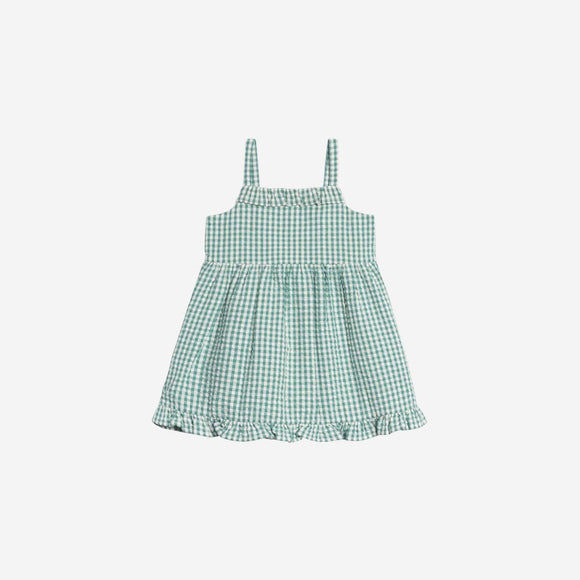 Colored Organics - Juliette Seersucker Tank Dress - Laguna Gingham
