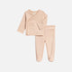 Colored Organics - Riley 2 Piece Kimono Wrap Top and Pant Set - Ballet Stripe