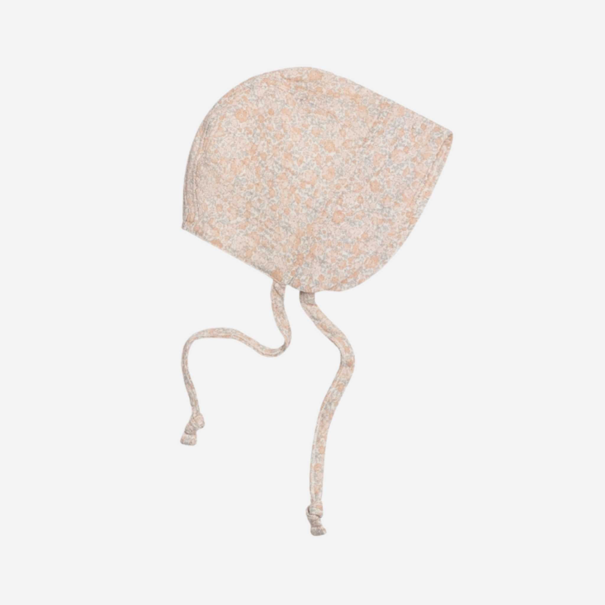 Colored Organics - Muslin Bonnet - Belmont Floral / Shell + Powder – Dearly