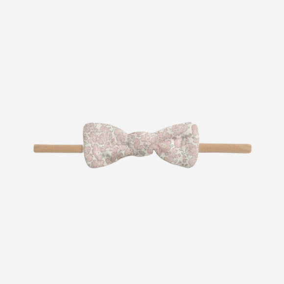 Colored Organics - Muslin Dainty Bow - Belmont Floral / Shell + Powder