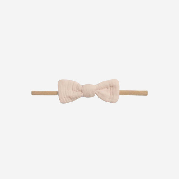 Colored Organics - Muslin Dainty Bow - Shell