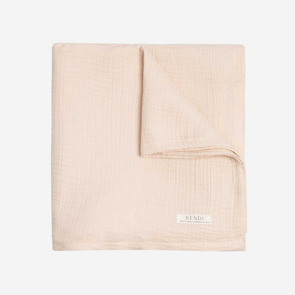 Colored Organics - Muslin Swaddle Blanket - Shell