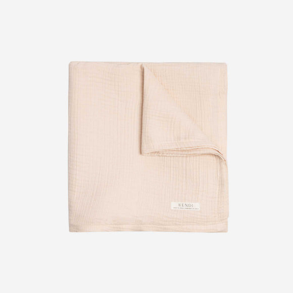 Colored Organics - Muslin Swaddle Blanket - Shell