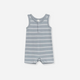 Colored Organics - Nile Romper - Drew Stripe / Mist