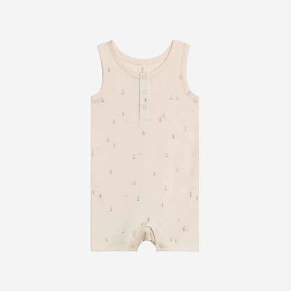 Colored Organics - Nile Romper - Marina / Sea + Dune