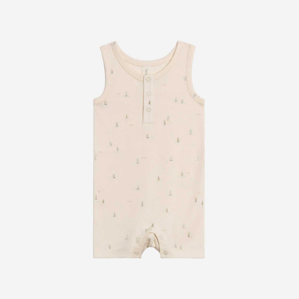 Colored Organics - Nile Romper - Marina / Sea + Dune