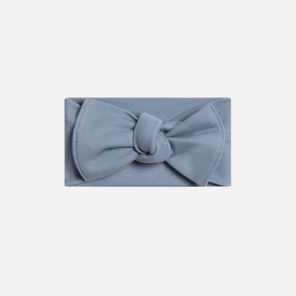 Colored Organics - Organic Baby Hattie Knot Bow Wrap - Rain